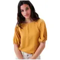 Salsa Jeans Túnica Lyocell With Dye Kort Ermet Bluse