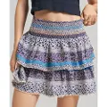 Superdry Vintage Tiered Mini Skjørt