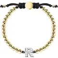 La Petite Story Boules Letter R Armbånd