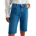 Tommy Hilfiger W40212 Straight Fit Høytlivde Denimshorts