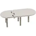A.a.a. Rustfritt Stål Reversert Hengsel Med Fangepinner 145x65x4 Mm