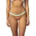 Rip Curl Sunrise Stripe Cheeky Hipster Bikini Bunn