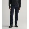 Gant for man. 1000268 Regular Fit Jeans in soft navy twill (33/34), Casual, Cotton, Denim
