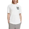 Scotch & Soda Artwork Kortarmet T-skjorte