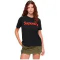 Superdry Core Neon Logo Kortarmet T-skjorte