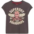 Superdry Embellished Poster Cap Slv Kortarmet T-skjorte