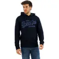 Superdry for man. M2013562A Long sleeve sweatshirt with navy embroidery (S), Casual, Cotton