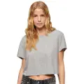 Superdry Slouchy Cropped Kortarmet T-skjorte