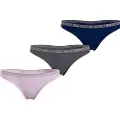 Tommy Hilfiger Logo Lace Tanga 3 Enheter