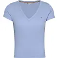 Tommy Hilfiger Slim Essential Rib Kortarmet T-skjorte