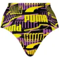 Puma Swim Printed High Waist Bikini Bunn