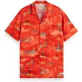 Scotch & Soda 177054 Kortarmet Skjorte