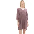 Tom Tailor 1037933 V-neck Kjole Med 3/4 Ermer