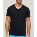 Superdry Slub Kort Ermet V-hals T-skjorte