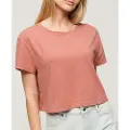 Superdry Slouchy Cropped Kortarmet T-skjorte