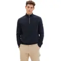 Tom Tailor 1038253 Cosy Knitted Troyer Genser Med Halv Glidelås