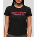 Superdry Sportswear Logo Fitted Kortarmet T-skjorte