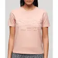 Superdry Embossed Vl Relaxed Kortarmet T-skjorte