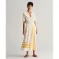 Gant Striped Pleated Skjørt