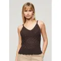 Superdry Crochet Cami Ermeløs T-skjorte