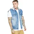 SikSilk Rinse&denim Vest