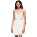 Superdry Alana Lace Trim Ermeløs Kort Kjole