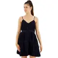 Superdry Alana Lace Trim Ermeløs Kort Kjole