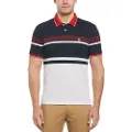 Original penguin Honeycomb Jacquard Eng Stripe Kortermet Poloskjorte
