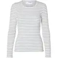 Selected Anna Stripe Langarmet T-skjorte