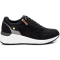 Xti for woman. 14192302-NEGRO Trainers 141923 black -Height wedge 5cm (39), 3 to 5 cm, Zip, Casual