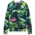 Scotch & Soda Dropped Shoulder Jacquard Genser