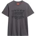 Superdry for man. M1011991A Workwear Script graphic t-shirt grey (M), Casual, Cotton, Short sleeve