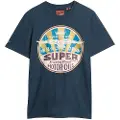 Superdry Workwear Gasoline Kortarmet T-skjorte