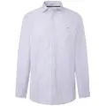 Pepe Jeans for man. PM308724 Shirt Michel white (M), Casual, Cotton, Long sleeve