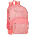 Pepe Jeans for girl. 6922621 Nahid backpack pink (OSFA), Casual, Polyester, Coral, children's fashion