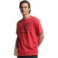 Superdry Vintage Crossing Lines Bk T-skjorte