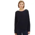 Tom Tailor 1037737 Knit Structured Batwing Genser