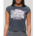 Superdry Varsity Burnout Cap Kortarmet T-skjorte