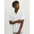 Jack & Jones Noto Stripe Resort Kortarmet Skjorte