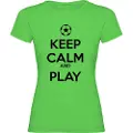 Kruskis Keep Calm And Play Football Kortarmet T-skjorte