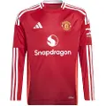 Adidas Manchester United 24/25 Hjem Junior Langarmet T-skjorte