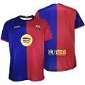 FC Barcelona 24/25 20 Dani Olmo Hjem Junior T-skjorte Med Korte Ermer