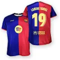 FC Barcelona 24/25 27 Lamine Yamal Hjem Kortarmet T-skjorte