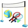 DevesSport 3-i-1 Jumbo Utendørs Tennisnett