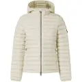 Ecoalf for woman. MCWGAJKATLAJ0987S24-021 Atlantic beige coat (S), White, Casual, Long sleeve, Recycled Polister, Sustainable