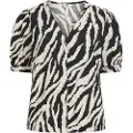 Object Jacira Kort Ermet Bluse