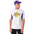 New Era Nba Mesh Panel Los Angeles Lakers Kortarmet T-skjorte