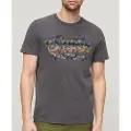 Superdry Rock Graphic Band Kortarmet T-skjorte