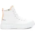 Refresh for woman. 17079105-BLANCO Trainers 170791 White (35), Fabric, 3 to 5 cm, Laces, Zip, Casual