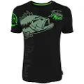 Hotspot titanium Black Bass Mania Kortarmet T-skjorte